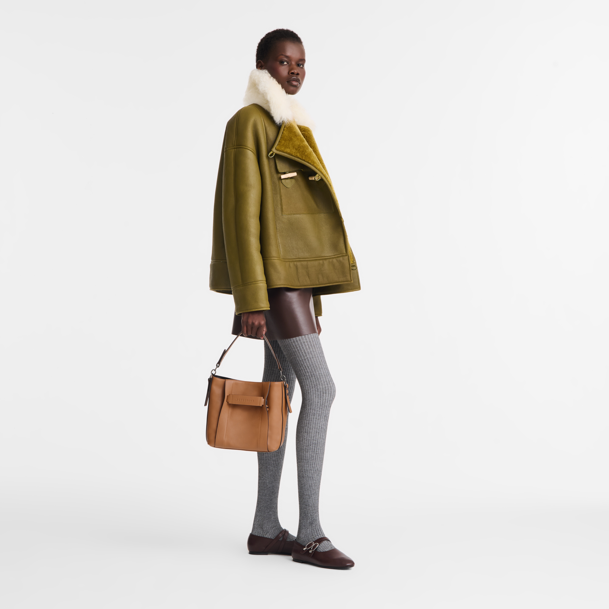 Longchamp 3D S väska över axeln