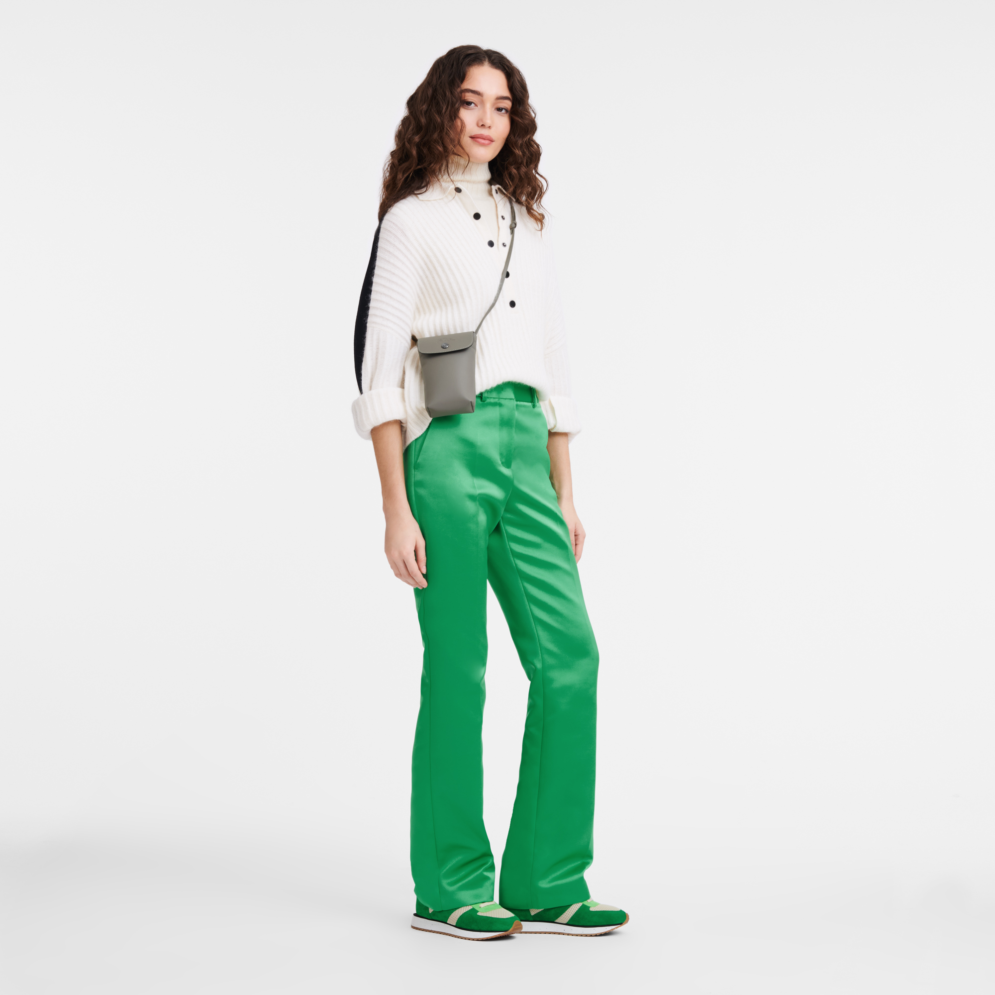Le Pliage Xtra-skydd med läderband